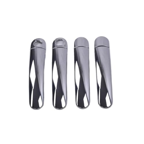 ZJSSJZ Auto Außentür Griff Abdeckung Für VW Für Golf 4 Für MK4 Für Kaninchen 1997 1998 1999 2000 2001 2002 2003 2004 2005 2006 Chrom Carbon Faser Auto Türgriff Abdeckungen(Model 4) von ZJSSJZ