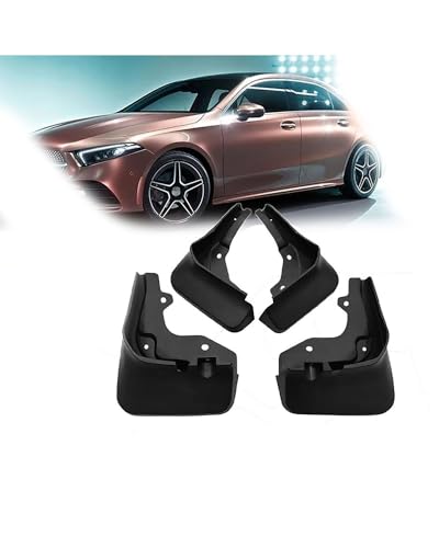 ZJSSJZ Auto Mudguard Für Benz Für A Für Klasse Für W177 2019 2020 2021 2022 2023 Vordere Hinterräder Schmutzfänger Spritzschutz Schmutzfänger Kotflügel schmutzfänger Auto von ZJSSJZ
