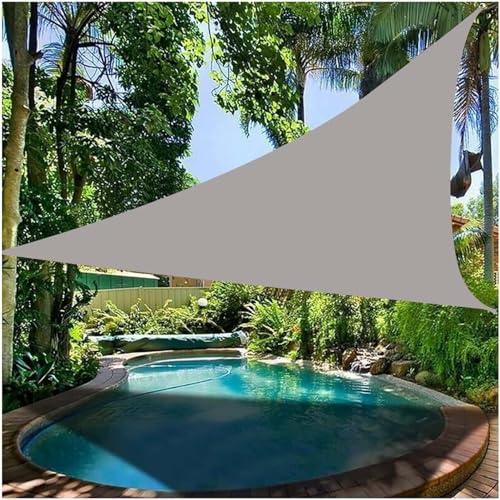 ZJTBDATG Sonnensegel Wasserdicht Dreieck Gleichseitig Viele Farbe und Größe Balkon Sonnensegel 95% UV Schutz Sonnenschutz Markise Reißfest Wetterfest mit D-Ring und Kordel für Terrasse,D,3.6x3.6x3.6m von ZJTBDATG