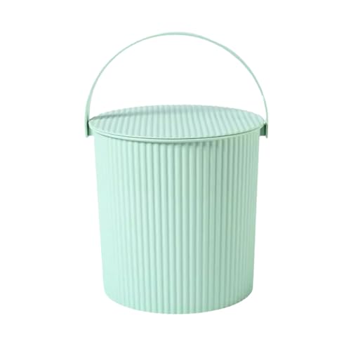 ZJTHY Plastikoktomanen mit Deckel runden Fußhocker Multifunktionaler Speicherhocker Osmanischer moderner osmanischer Fußstützenhocker von ZJTHY
