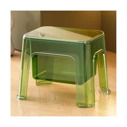 ZJTHY Plastikosten mit Deckel mit stilvollem Fußhocker versteckt Aufbewahrung Ottomane für Wohnzimmer Schlafzimmer Couch Innerway von ZJTHY