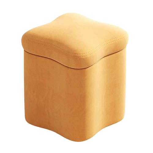 ZJTHY Polyester-Osmanen mit Holzrahmen Multifunktional Eitelkeithocker sparen Raumschemel für Wohnzimmer Schlafzimmer Couch von ZJTHY