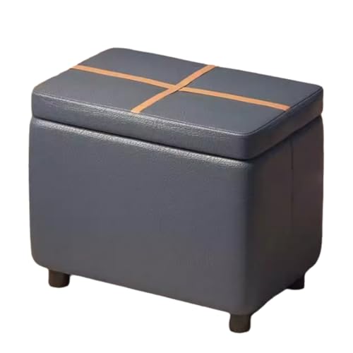 ZJTHY Polyester-Osmanen mit Holzrahmen Multifunktional gefüllte Pouf Ottoman modern von ZJTHY