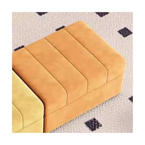 ZJTHY Polyester -Osmanen mit Holzrahmen hoher Resilienzschwamm Ottomane Stabil Stuhl rechteckige Fußmantel ZJTHY Polyester -Osmanen mit Holzrahmen hoher Resilienzschwamm Ottomane Stabil Stuhl rechteckige Fußmantel von ZJTHY