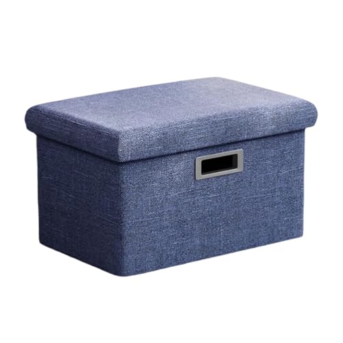 ZJTHY Polyester-Ottomanen Hocher-Foam-Fußhocker Faltbare Aufbewahrungstool Bank Rechteckige Speicher Stuhl von ZJTHY