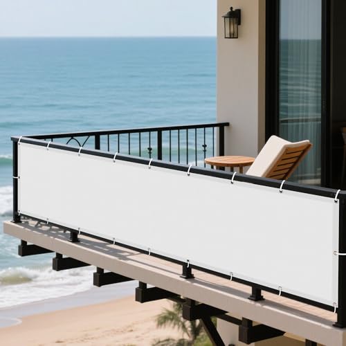 Sonnensegel Wasserdicht Rechteckig mit Ösen 110 x 165 cm Rechteckig Wasserdicht 98% UV Schutz Schattentuch Quadrat mit Ösen Und Befestigungsseile für Terrasse Camping, Weiß Sonnensegel Wasserdicht Rechteckig mit Ösen 110 x 165 cm Rechteckig Wasserdicht 98% UV Schutz Schattentuch Quadrat mit Ösen Und Befestigungsseile für Terrasse Camping, Weiß von ZJUNLI