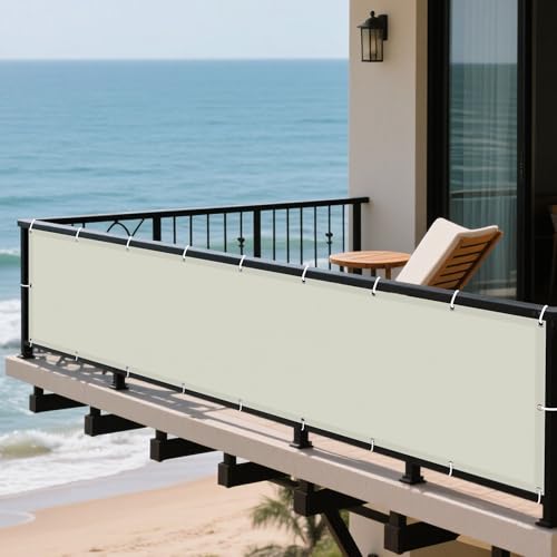 Sonnensegel Wasserdicht Rechteckig mit Ösen 270 x 315 cm Rechteckig Wasserdicht 98% UV Schutz Schattentuch Quadrat mit Ösen Und Befestigungsseile für Terrasse Camping, Beige Sonnensegel Wasserdicht Rechteckig mit Ösen 270 x 315 cm Rechteckig Wasserdicht 98% UV Schutz Schattentuch Quadrat mit Ösen Und Befestigungsseile für Terrasse Camping, Beige von ZJUNLI