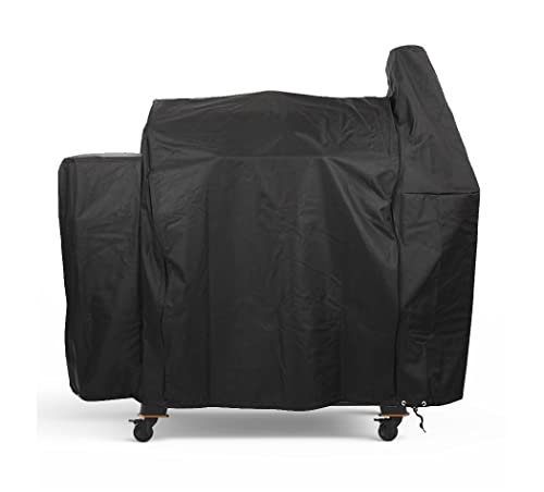 ZJYWSCH Grillabdeckung für Pit Boss Savannah Onyx Edition Holzpelletgrill PB1500NX 600D Heavy Duty Wasserdicht Pit Boss Savannah Onyx 1500 Grill Smoker Cover von ZJYWSCH