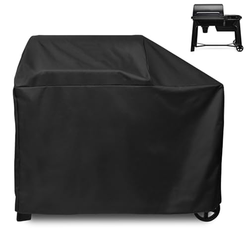 ZJYWSCH Grillabdeckung für Traeger Woodridge Pelletgrill TFB86MLH Outdoor Wasserdicht für Traeger Woodridge Holzpelletgrill und Smoker Volle Länge Abdeckung BAC761 Heavy Duty von ZJYWSCH