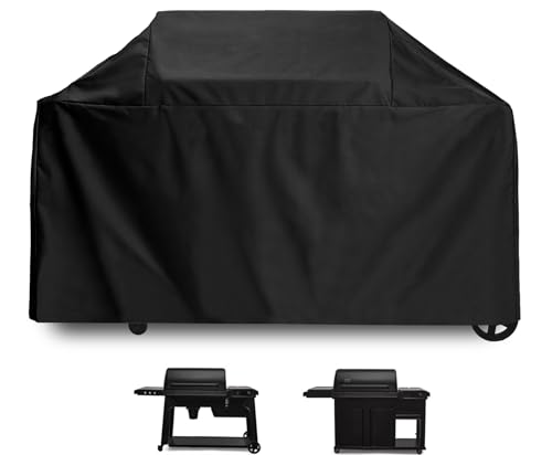 ZJYWSCH Grillabdeckung für Traeger Woodridge Pro & Woodridge Elite Holzpelletgrill Smoker Outdoor Wasserdicht für Traeger TFB97JLH TFC97XLH Volle Länge Abdeckung BAC776 Heavy Duty von ZJYWSCH