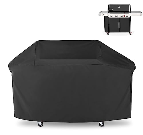 ZJYWSCH Grillabdeckung für Weber Genesis 400 Series 4-Brenner Gasgrill Outdoor Wasserdicht, 7758 Fit für Genesis E-435 S-435 SPX-435 EPX-435 SE-SPX-435 SL-S-435 SL-S-435 von ZJYWSCH