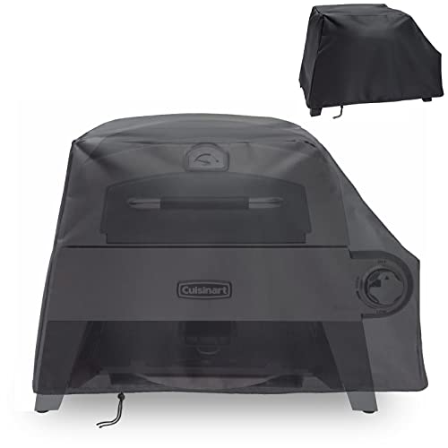 ZJYWSCH Pizzaofenabdeckung für Cuisinart CGG-403 3-in-1 Pizzaofen Plus Wasserdicht CGC-103 3-in-1 CGC-310 Cuisinart CPO-401 Outdoor Portable Pizza Ofen Abdeckung Heavy Duty von ZJYWSCH