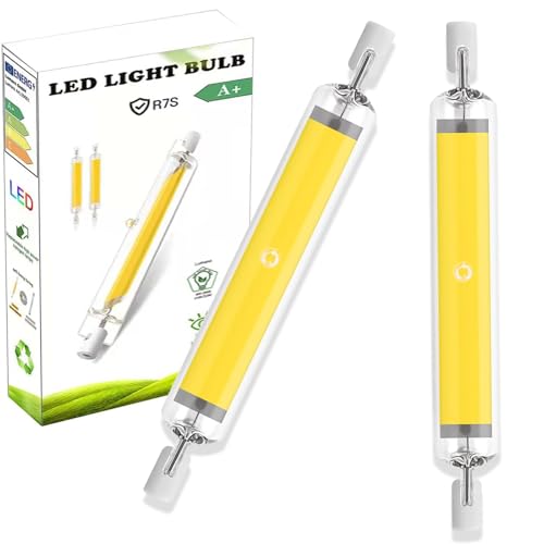 ZJZG R7S LED 118mm 20W, Dimmbar Ersatz für 200W Halogen Leuchtmittel, Kaltweiß 6000K 2000LM, 2er Pack von ZJZG