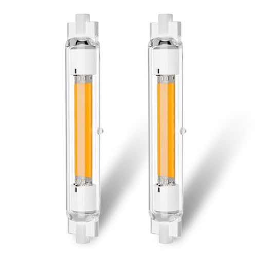 ZJZG R7S LED 118mm Dimmbar, 30W LED R7S Ersetzt 300W Halogenlampen, Naturweiß 4500k 3000LM AC 220-240V, Core Upgrade Kein Flackern, Enegiesparende 360°Abstrahlwinkel, 2er Pack von ZJZG