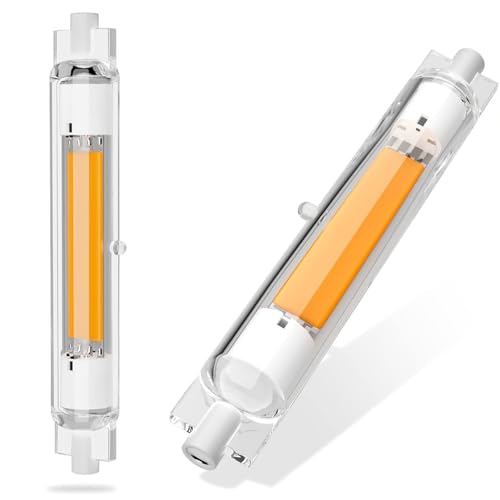 ZJZG R7S LED 118mm Dimmbar, R7S LED 118mm 30W Lampen Ersatz für 300W Halogen Leuchtmittel, R7S Leuchtmittel LED Stab Kaltweiß 6000K 3000LM, Kein Flackern, 360°Abstrahlwinkel, 2er Pack von ZJZG