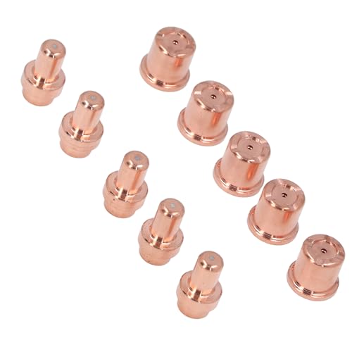 10-teiliges Set Plasmaschneider-Elektrodenspitzen-Kit, mit Messingmaterial Kompatibles Modell, Verlängert die Lebensdauer, Ideale Ersatzteile, CB50 CB70-Anwendung für -Taschenlampe 10-teiliges Set Plasmaschneider-Elektrodenspitzen-Kit, mit Messingmaterial Kompatibles Modell, Verlängert die Lebensdauer, Ideale Ersatzteile, CB50 CB70-Anwendung für -Taschenlampe von ZJchao