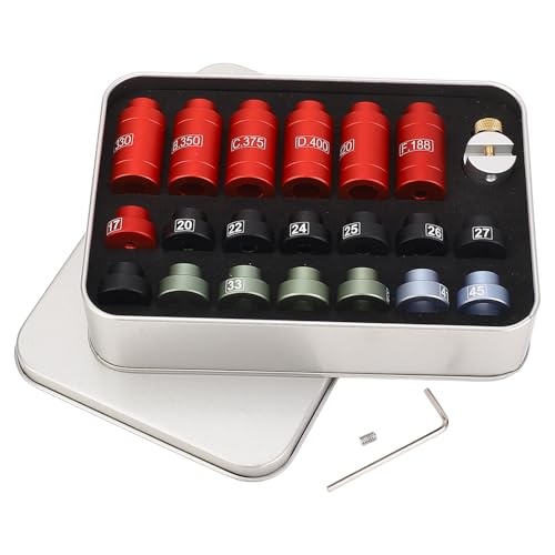 Comparator Reloading Set, Gauge Comparator Kit Präzise Messung Aluminium -Legierungs -Headspace -Gauge -Kit, Multifunktional mit Aufbewahrungsbox für Industrieaufgaben von ZJchao