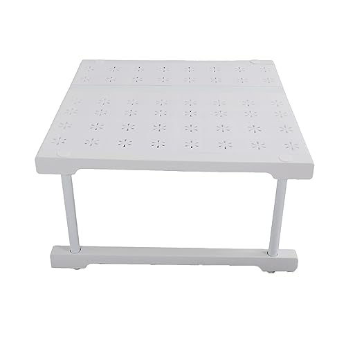 Pantry Regal, Küchenarbeitsplatte Regale Erweiterbares Regal Organizer Raumsparung Tabletop Regale Küchenregal für Pantry -Schrank Unter Waschbecken Home Storage Organization Rack (Länge 27-38 cm / von ZJchao