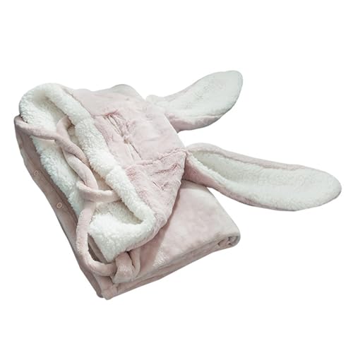 Plüsch-Hasenohr-Kapuzendecke, Tragbare Decke mit Kapuze, Weiche Warme Decke für Erwachsene in Großer Größe zum Fernsehen und Spielen, Multifunktionaler Deckenponcho mit Kapuzen设计 Plüsch-Hasenohr-Kapuzendecke, Tragbare Decke mit Kapuze, Weiche Warme Decke für Erwachsene in Großer Größe zum Fernsehen und Spielen, Multifunktionaler Deckenponcho mit Kapuzen设计 von ZJchao