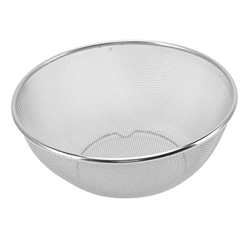 ZJchao Reissieb, Colander für die Küche mit 2 Mm Blende Edelstahl Schneller Entwässerung 24 cm Durchmesser Edelstahlsieg Zum Entleeren von Wasser, Verpackungssalaten, Obst, Gemüse ZJchao Reissieb, Colander für die Küche mit 2 Mm Blende Edelstahl Schneller Entwässerung 24 cm Durchmesser Edelstahlsieg Zum Entleeren von Wasser, Verpackungssalaten, Obst, Gemüse von ZJchao