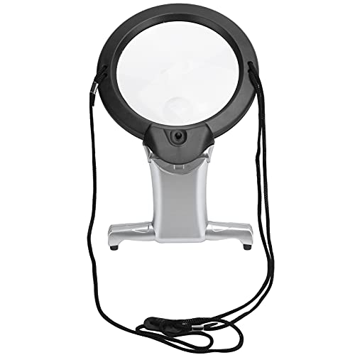 Vergrößerungsglas mit Hellem, Händen Vergrößerungsglas Handheld -Hals mit 2‑6X Dual LED -Lesen Lesen Lesen Vergrößerungsglas Zum Lesen Multi -Funktion -Tisch Funktionieren Vergrößerungsglas mit Hellem, Händen Vergrößerungsglas Handheld -Hals mit 2‑6X Dual LED -Lesen Lesen Lesen Vergrößerungsglas Zum Lesen Multi -Funktion -Tisch Funktionieren von ZJchao
