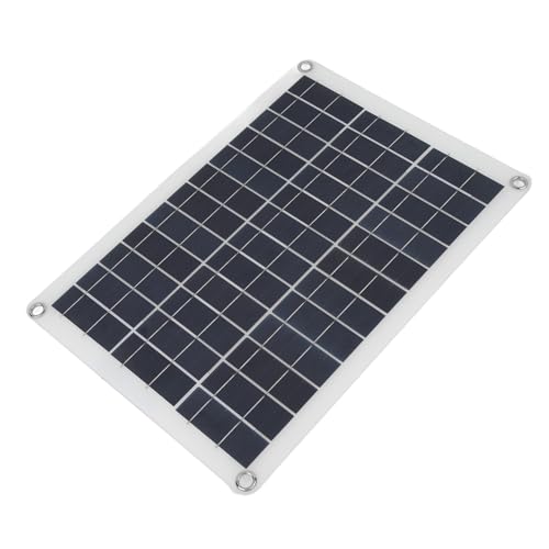 ZJchao 15W Solarpanel 12V Solar Ladungspanel IP65 Wasserdichtes Monokristallines Silizium mit USB -CD -Typ -C -Sockeln für Sicherheitskameras -Türklingeln von ZJchao