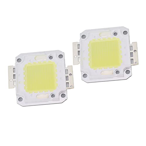 2 Stück 100 W COB-LED-Lichtchip 9600 Lm 6000 K LED-Lichtquelle für Gusslicht 32–36 V von ZJchao