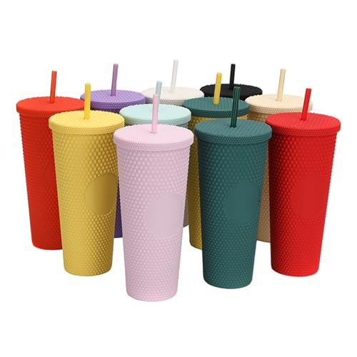 ZJchao 24-Unzen-Wasserbecher mit Großer Kapazität mit Breitem Öffnen und Lecksicherem Deckel, Doppelter Schicht Isoliertem Becher für Trinkwasser, Kaffee, Tee, Saft; Mattes (Gradientenrosa und grün) ZJchao 24-Unzen-Wasserbecher mit Großer Kapazität mit Breitem Öffnen und Lecksicherem Deckel, Doppelter Schicht Isoliertem Becher für Trinkwasser, Kaffee, Tee, Saft; Mattes (Gradientenrosa und grün) von ZJchao