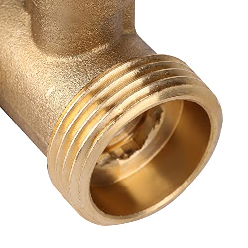 ZJchao 3/4-Zoll-Messing 2-Wege-Tap-Stecker-Gartengarten Zwei-Wege-Ballventil-Splitter-Schlauchadapter für Gartenbewässerung mit Zwei Ein/Aus-Kontrollverbindung 3/4 (Europäischer Thread) von ZJchao