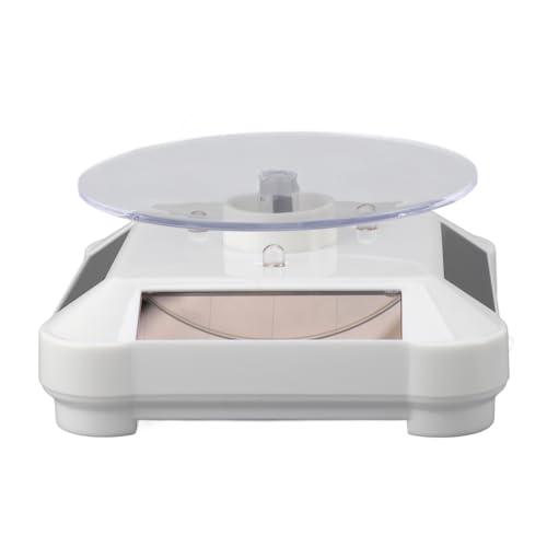 ZJchao 360 -Grad -Drehleistenständer mit Solarantrieb für Schmuck 3D -Druckermodelle mit Robuster ABS -Basis und RGB -Lichtquellenbatterie oder Solarbatterie von ZJchao