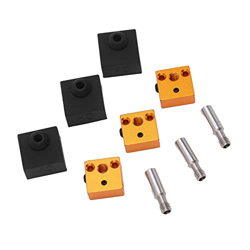 ZJchao 3D -Drucker Hotend Silicon Sockenheizung Block, 3D -Drucker Hotend Silicon Sockenheizung Block Sockenheizungsblock mit Socke von ZJchao