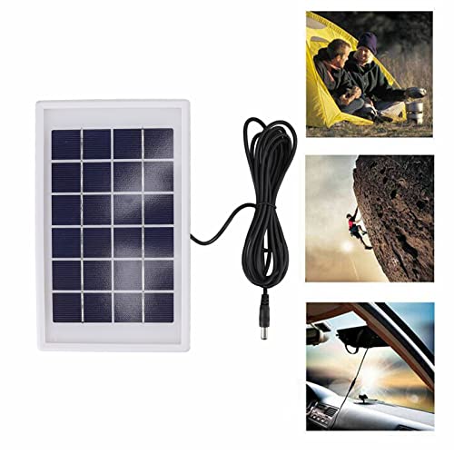ZJchao 3W 6V Solarpanel Hocheffizienz Polykristalline Silizium Solarladegerät Flexibler Leichtes Gewicht für Autos Boote Im Freien Im Freien 22 X 13 5 Cm von ZJchao
