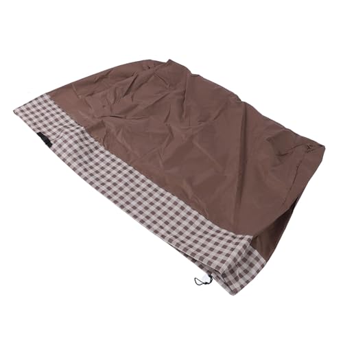 ZJchao 4 -Fuß -Brennholzregal Cover Outdoor Holzregal Cover Blockhalterhalter Abdeckung Wasserdichtes Sonnenfest 600d Oxford Stoff für Innengarten Kaffee Gitter von ZJchao