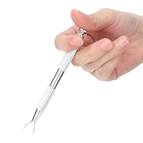ZJchao 4 Klauen Schmuck Pinzetten Schmuck Retractable Legierwinkelhalter mit Schlupfwiderstand für Uhrenreparaturhandwerksperlen Edel Juwelen Teile Greifen (SILVER) von ZJchao