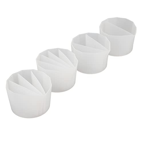 ZJchao 4 Stile Geteilte Tassen DIY -Lack Gießen Silikon Wiederverwendbare Farbschmelze für Kunstkreationen ZJchao 4 Stile Geteilte Tassen DIY -Lack Gießen Silikon Wiederverwendbare Farbschmelze für Kunstkreationen von ZJchao