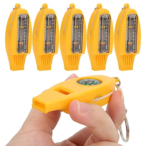 ZJchao 4 in 1 Kompass -Thermometer -Pfeif -Vergrößerung für Camping -Wanderreisen mit Kleinem Leichten ABS -Design ZJchao 4 in 1 Kompass -Thermometer -Pfeif -Vergrößerung für Camping -Wanderreisen mit Kleinem Leichten ABS -Design von ZJchao