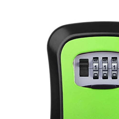 ZJchao 4 -stellig -Taste -Kasten -Wandmontage Einfacher Safe -Taste -Schloss, Aluminium -Legierungsschlüsselspeicher, Montierbares Schlüsselschrank für Standort Apartment Factory, (Green) von ZJchao