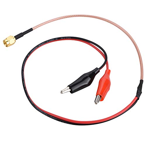 ZJchao 52 Cm Langes HF Verbindungskabel, Prüfleitung Verbindungskabel, Hochwertiger SMA RG316 Testdraht mit 18 AWG Silikondraht und Krokodilklemme für Bequeme Signalübertragungstests von ZJchao