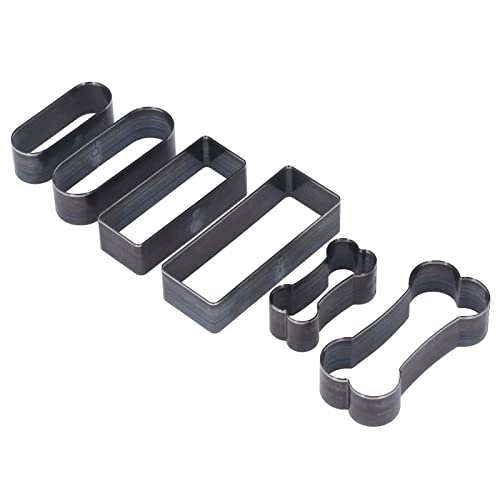 ZJchao 6pcs Schnittstirme Set Leder Schnittstirme Rechteck Oval Knochenform Legierung Stahl Leder Handwerk Punch Hohlschneider Werkzeug für Handgefertigtes -Lederhandwerk ZJchao 6pcs Schnittstirme Set Leder Schnittstirme Rechteck Oval Knochenform Legierung Stahl Leder Handwerk Punch Hohlschneider Werkzeug für Handgefertigtes -Lederhandwerk von ZJchao