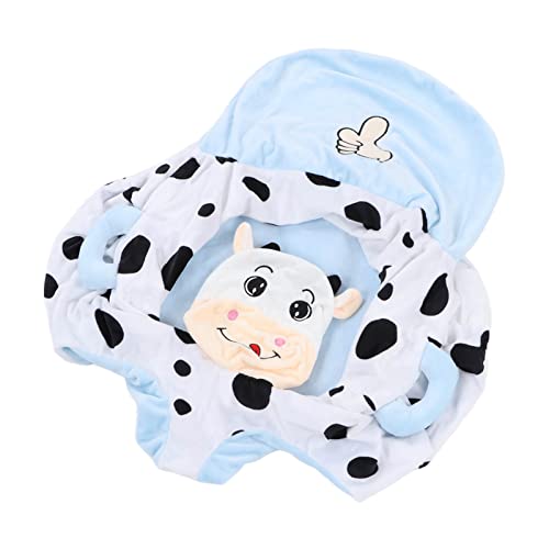 ZJchao Babysitz, Babysitzstuhl Sofa Cartoon Form Frühes Bildungsverfahren 2 Frontlöcher Lernen Babysitzstuhl Baby Sitzunterstützung Kind Support Sofa (Hülse) von ZJchao