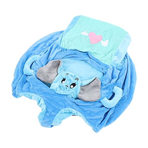 ZJchao Babysitz, Babysitzstuhl Sofa Cartoon Form Frühes Bildungsverfahren 2 Frontlöcher Lernen Babysitzstuhl Baby Sitzunterstützung Kind Support Sofa (Hülse) von ZJchao