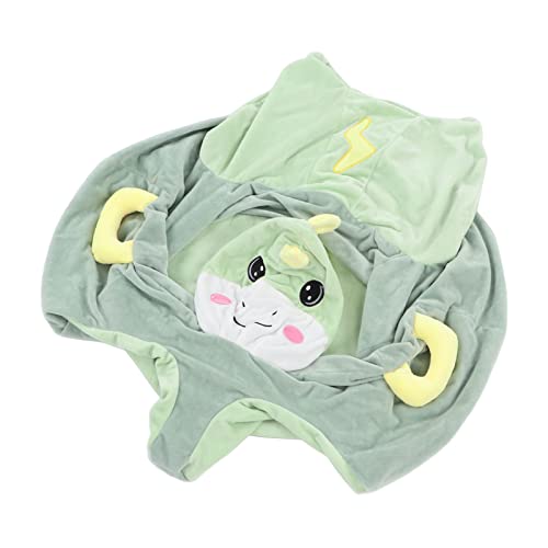 ZJchao Babysitz, Babysitzstuhl Sofa Cartoon Form Frühes Bildungsverfahren 2 Frontlöcher Lernen Babysitzstuhl Baby Sitzunterstützung Kind Support Sofa (Hülse) von ZJchao