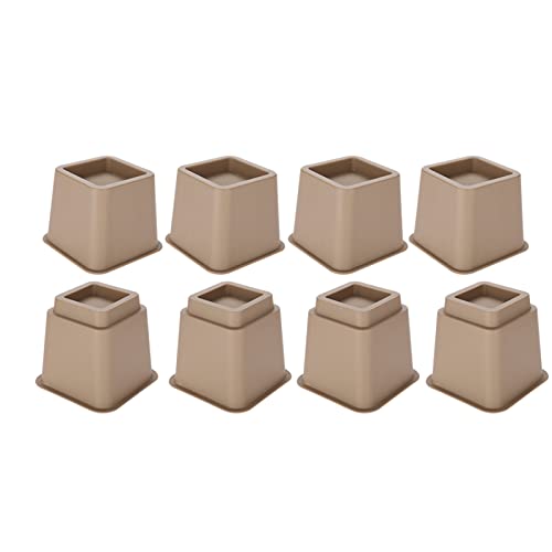 ZJchao Bed Risers, STUHR Riser, Möbel Roiser, Verbesserte Stabilitätsmöbel Riser mit Dem Neu Entdeckten Raum und Optimieren Sie Ihre Organisationsstrategie Couch Risers für Heben von von ZJchao