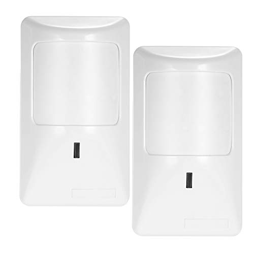 ZJchao Bewegungssensor-Lichtschalter, Bewegungslichtschalter Kabelgebundene Anti-Pet-PIR-Sensor Automatischer Lichtschalter mit MCU-Technologie für die Anzahl der Puls und LED-Funktionalität (White von ZJchao