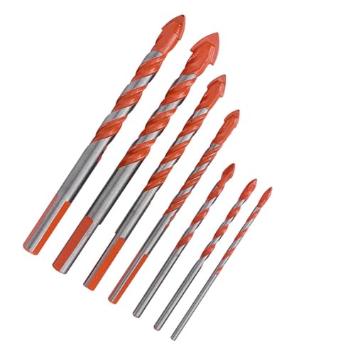 ZJchao Bohrbitset, 7pcs mit Speed Steel Tile Bohrbits Bohrer für Keramik für Glas, Keramikfliesen, Plastik, Holz und Andere Materialbohrungen ZJchao Bohrbitset, 7pcs mit Speed Steel Tile Bohrbits Bohrer für Keramik für Glas, Keramikfliesen, Plastik, Holz und Andere Materialbohrungen von ZJchao