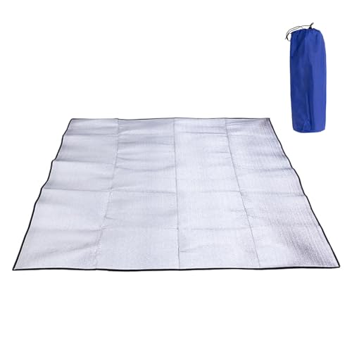 ZJchao Campingmatte Picknickdecke Strand Matratze Aluminiumfolie Eva -Schaum für Outdoor -Aktivitäten (2m) von ZJchao