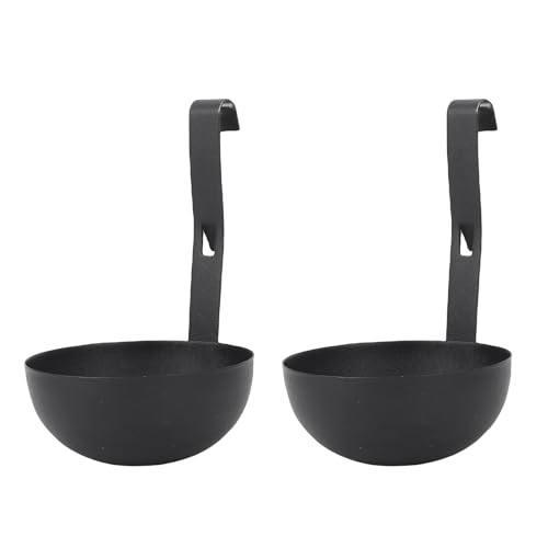 ZJchao Egg Poacher Non Stick Pochierte Eier Kocher Maker Küchen Werkzeug Praktisch Langlebig für Frühstück Brunch Edelstahl Schwarz 2 Stück ZJchao Egg Poacher Non Stick Pochierte Eier Kocher Maker Küchen Werkzeug Praktisch Langlebig für Frühstück Brunch Edelstahl Schwarz 2 Stück von ZJchao