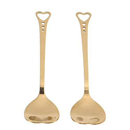 ZJchao Eislöffel, Edelstahl mit 2 Prozent (GOLD) von ZJchao