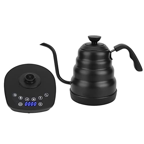 ZJchao Elektrischer Kaffeee -Teekessel mit Variabler Temperaturregelung Schwarz für die Küche in der Küche zu Hause von ZJchao