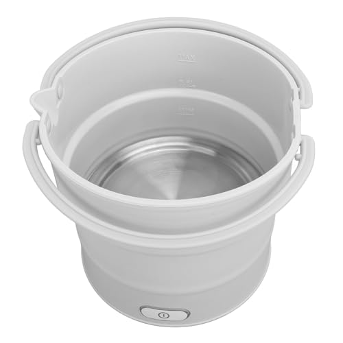 ZJchao Elektroherd, Faltbar, Dual-Spannung, Schnelle Erwärmung, Multifunktionaler Hot-Pot-Kocher, Tragbarer Reise-Mini-Heiztopf (20 * 18 * 8 cm) von ZJchao